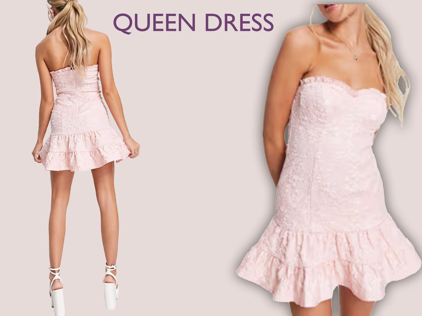 Bustier dress sewing pattern| Ruffle dress pattern| women bustier dress pattern| 15 size| women pdf pattern| robe patron couture| Digital