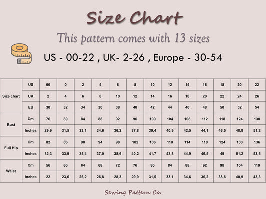 Slouchy Zip-Up Hoodie Sewing Pattern PDF | Oversized Unisex Hoodie with Front Zipper & Pockets | XXXXS–4XL