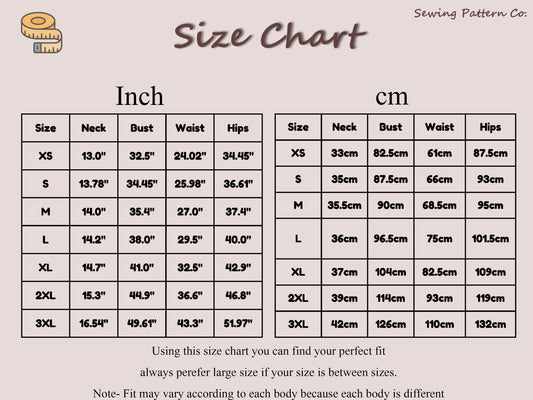 Square Neck Cottage core Dress, Bishop Sleeve, Gathered Skirt XS–3XL, Sewing Pattern