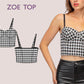 ZOE Top - Bustier Minimalist top | Halter top Corset pattern | Sleeveless bodice pattern| women Top digital sewing Pattern PDF