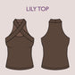 LILY Top - Minimalist top | Halter top pattern | Sleeveless, Cutout, Cross Front| women Top digital sewing Pattern PDF crop top blueprint