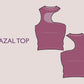 HAZEL Top - Fleur crop top | Women Cutout crop top  | easy Women TOP dress pattern| women digital sewing Pattern PDF