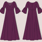 Victorian Renaissance Dress Sewing Pattern PDF | Medieval Cosplay Dress with Bell Sleeves | Tea Length Wedding Dress Pattern