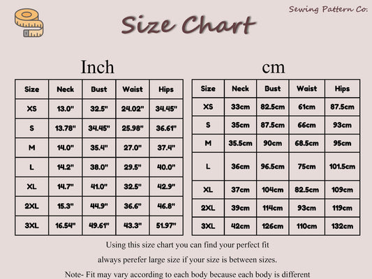A-Line Shift Dress Sewing Pattern | Beginner Friendly PDF | Sleeveless Summer Dress ( XS-3XL )