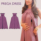 PREGA Dress Pregnancy Flairy dress | nursing | Highneck skirt, women Top sewing pattern PDF