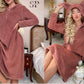 Hooded Nightdress Sewing Pattern PDF, Cozy 3D Ears Loungewear, Sleepwear Dress - XS-XXXL