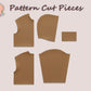 Crop Top Hoodie Sewing Pattern PDF | Women’s Cropped Sweatshirt Pattern | Easy Hoodie Pattern