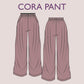 CORA Pant Sewing Pattern | Wide Leg Loose Trousers PDF |Elastic waist| oversized| Super Flairy Comfy| Women sewing pattern | Digital Pants