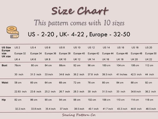 Midi Backless Dress Sewing Pattern – Puffy Sleeve, Fairycore (PDF Download)