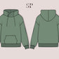 Cross Neck Hoodie Sewing Pattern PDF, Women’s Pullover Hoodie Pattern, Cozy Cowl Neck Sweatshirt- 15 Sizes