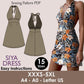 SIYA dress- backless bustier dress | Halter neck tie | deep v neck | Women summer dress pattern| sewing pattern bustier patron de couture