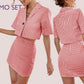 GLAMO Set - Shirt & skirt | Summer Dress | Women dress pattern| Half Sleeve dress, Short dress| sewing Pattern PDF jacket skirt combo