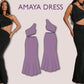 AMAYA Dress- one shoulder dress | Sleeveless | Women summer dress sewing pattern | asymmetrical, Cut out maxi | silky dress Digital PDF