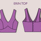ERIN Set Sewing Pattern PDF, Crop Top & Shorts, Summer Outfit | High-waisted 10 Sizes