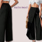 FAITH Pant - women wrap pant | women pant sewing PDF | slit pant | Women’s Comfy Pant | Wide leg pant | 15 Sizes| Digital trouser long pant