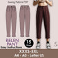 BELEN Pant- cuffed pant pattern | Ankle length women trouser | 70s, 90s pant| stretchy| casual| Women Trouser sewing pattern| Digital Pants