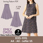 EMILY Dress - Trapeze dress sewing | Women dress pattern| Short dress| one piece dress | summer dress pattern| Top Flair Dress Pattern PDF