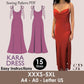 KARA Dress - slit dress| cowl neckline | Tie-up spaghetti straps | Women thigh slit| long| one piece | Fancy| Sleeveless| sewing pattern pdf