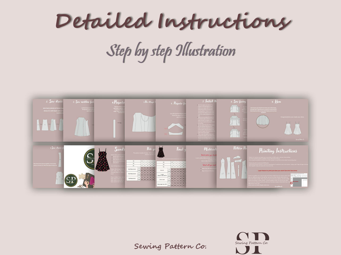 Sandra Dress - Women dress pattern| Short dress sleeveless| one piece dress | easy beginner women dress| Top sewing pattern PDF | Party wear