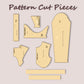 AVA Top - Turtleneck & Mock Neck Top | Back cut out crop top sewing pattern | Women TOP dress pattern|  | High neck  girl sewing pattern pdf