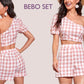 BEBO Set - one shoulder top | high waist short | Women dress pattern| Puffy Sleeve dress, Short dress|   sewing Pattern PDF