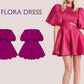 FLORA Dress - Puffy skirt dress| puff sleeve | Women dress pattern| Ruffle dress, Short skirt dress| one piece dress | Birthday, Wedding