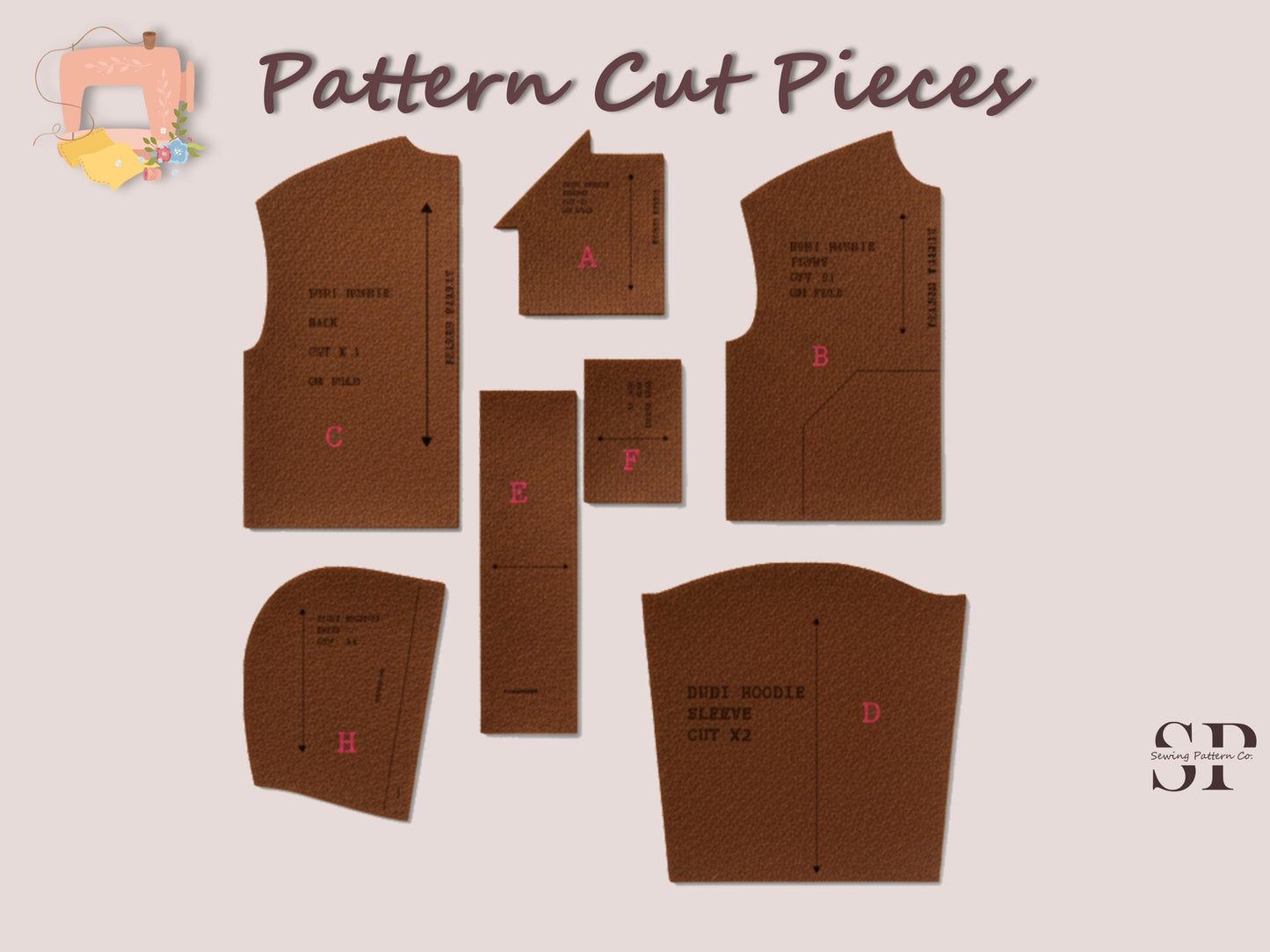 Oversized Hoodie Sewing Pattern PDF, Unisex Pullover Sweatshirt Pattern, Comfy Loungewear Hoodie - 13 sizes