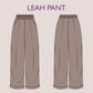 LEAH Pant PDF Sewing Pattern | Palazzo Pants | Elastic Waist | Wide Leg Pants | Digital Pattern | 13 Sizes XXXS–5XL| women sewing pattern