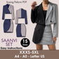 SAANVI Set - crop women blazer pattern| Wrap skirt pattern| Women co-ord set| Women suit, blazzer, jacket sewing Pattern PDF casual outfit