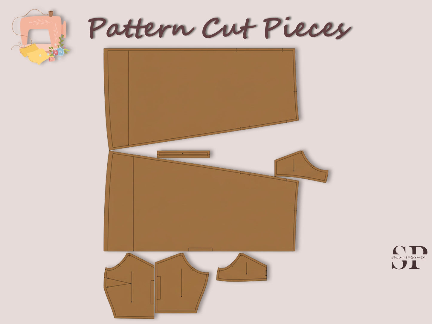 Sweetheart Linen Dress Sewing Pattern PDF – Gathered Midi with Straps, Spaghetti Strap, XS–3XL