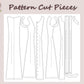 Linen Button Front Dress Sewing Pattern PDF, Sleeveless A-Line Long Dress Pattern, Summer Dress DIY Sewing XS-3XL
