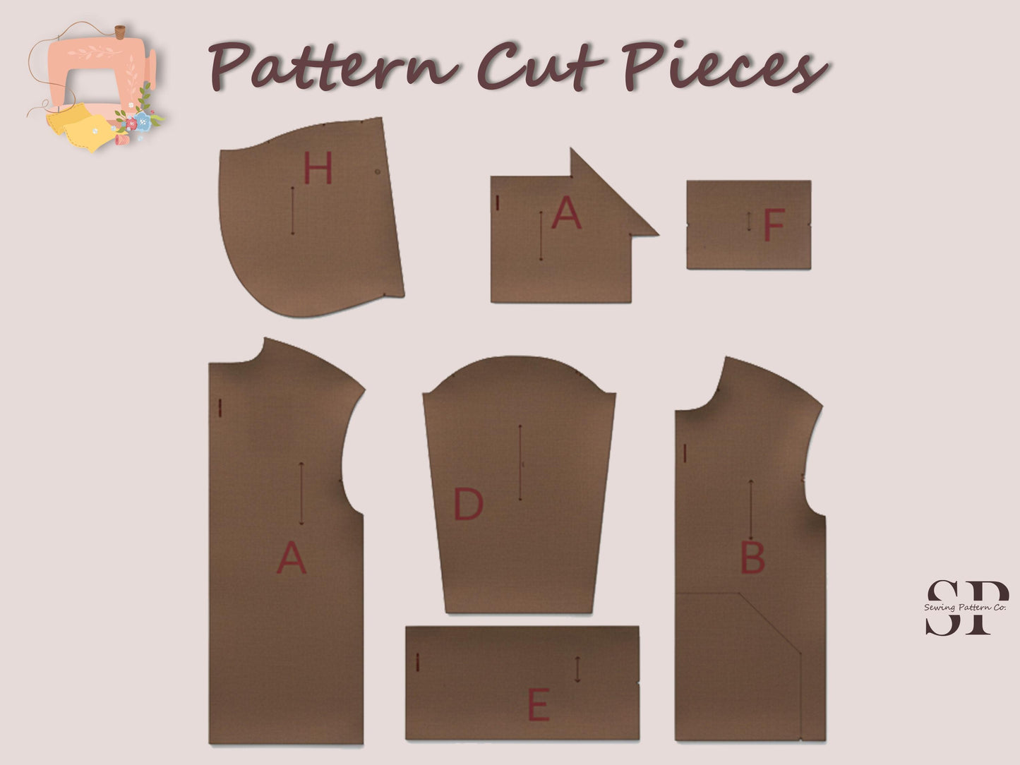 Cross Neck Hoodie Sewing Pattern PDF, Women’s Pullover Hoodie Pattern, Cozy Cowl Neck Sweatshirt- 15 Sizes