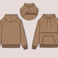 Maternity Nursing Hoodie Sewing Pattern PDF – Breastfeeding Sweatshirt Pattern – Fleece Women’s Hoodie