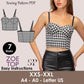 ZOE Top - Bustier Minimalist top | Halter top Corset pattern | Sleeveless bodice pattern| women Top digital sewing Pattern PDF