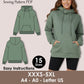 Cross Neck Hoodie Sewing Pattern PDF, Women’s Pullover Hoodie Pattern, Cozy Cowl Neck Sweatshirt- 15 Sizes