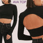 AVA Top - Turtleneck & Mock Neck Top | Back cut out crop top sewing pattern | Women TOP dress pattern|  | High neck  girl sewing pattern pdf