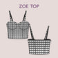 ZOE Top - Bustier Minimalist top | Halter top Corset pattern | Sleeveless bodice pattern| women Top digital sewing Pattern PDF