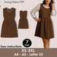 Apron Dress Sewing Pattern PDF, Gathered Waist Sleeveless Dress, Scoop Neck, Gathered Waist, Sleeveless Dress, Back Zipper