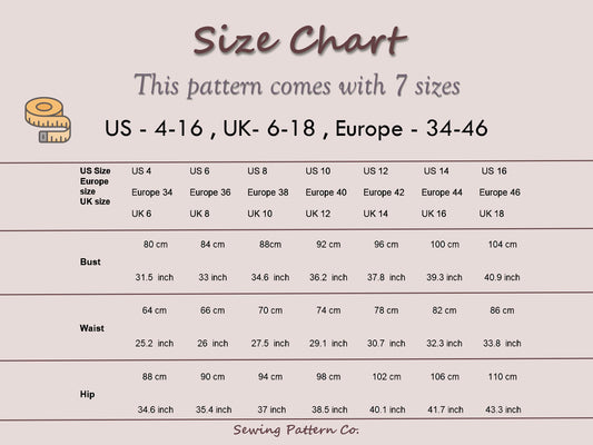 EMILY Dress - Trapeze dress sewing | Women dress pattern| Short dress| one piece dress | summer dress pattern| Top Flair Dress Pattern PDF