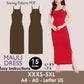 Slim Fit Slit Dress Sewing Pattern: Beginner-Friendly PDF (XS-Plus Size)