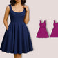 Sleeveless Cocktail Dress with Pockets, Fit and Flare Dress Sewing Pattern PDF, Elegant Skater Dress XS–3XL, Prom or Wedding Guest