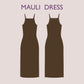 Slim Fit Slit Dress Sewing Pattern: Beginner-Friendly PDF (XS-Plus Size)