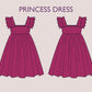 Princess Dress - Ruffled strap dress pattern | Women dress pattern| Short dress| one piece dress | summer dress pattern| Top pattern PDF