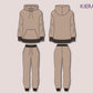 KIERA Set - Women Hoodie set| Hoodie & jogging pattern| Loungewear, Sweatshirt| Full Sleeve, lower| Women Winter set sewing Pattern PDF