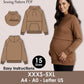 Maternity Nursing Hoodie Sewing Pattern PDF – Breastfeeding Sweatshirt Pattern – Fleece Women’s Hoodie