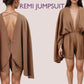 REMI Jumpsuit - Comfy Playsuit| Deep V Neckline | Women ROMPO boho, sewing Pattern PDF