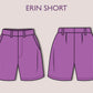 ERIN Set Sewing Pattern PDF, Crop Top & Shorts, Summer Outfit | High-waisted 10 Sizes