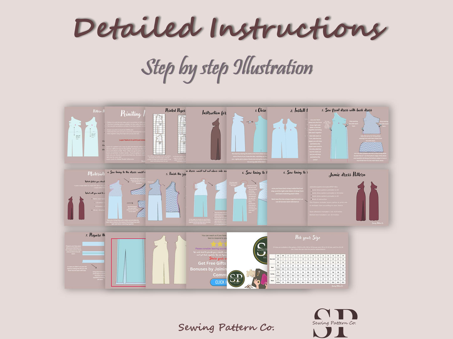 JAMIE Dress - one shoulder dress | slit dress | Women dress | one piece  | cutout dress | Sleeveless | sewing pattern pdf