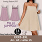 Mille Mini Dress Sewing Pattern | Women's Casual Summer Dress (PDF)