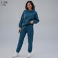 Cozy Hoodie Set Sewing Pattern PDF – Raglan Hoodie & Cargo Sweatpants Pattern – Winter Lounge Set